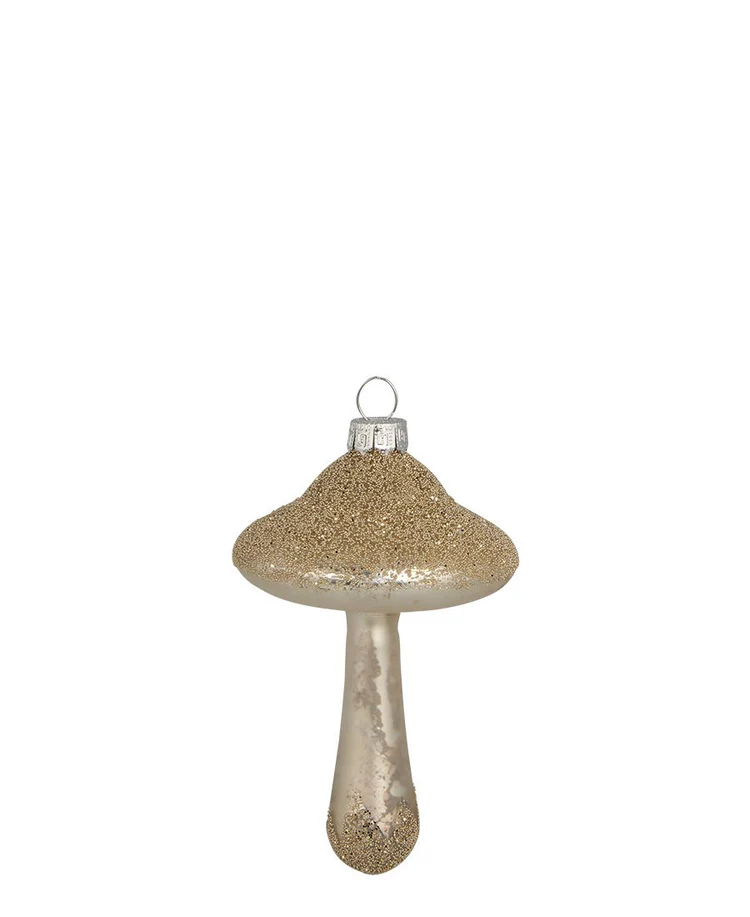 Greengate Mushroom gold Weihnachtsschmuck Pilz