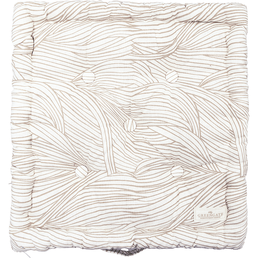 Greengate Sitzkissen/Matratzenkissen Wilja beige 50 x 50 cm 