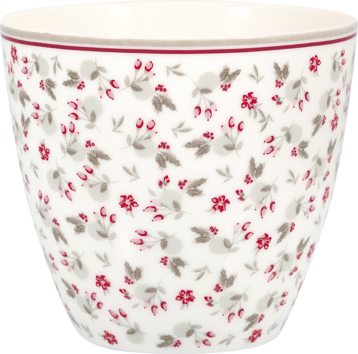 Greengate Lattecup Gale white Trinkbecher ohne Henkel