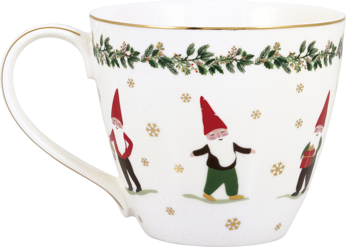 Greengate Becher Pixie white Lattecup mit Henkel Mug