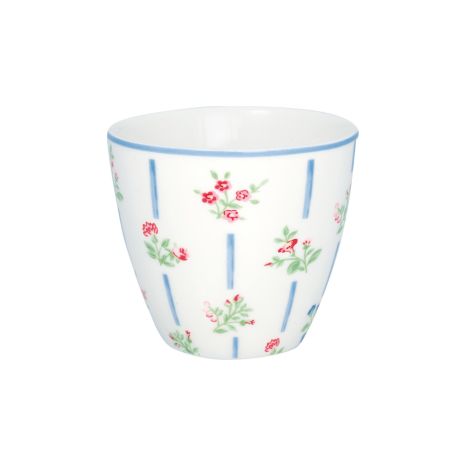 Greengate Lattecup Hannah white Trinkbecher ohne Henkel