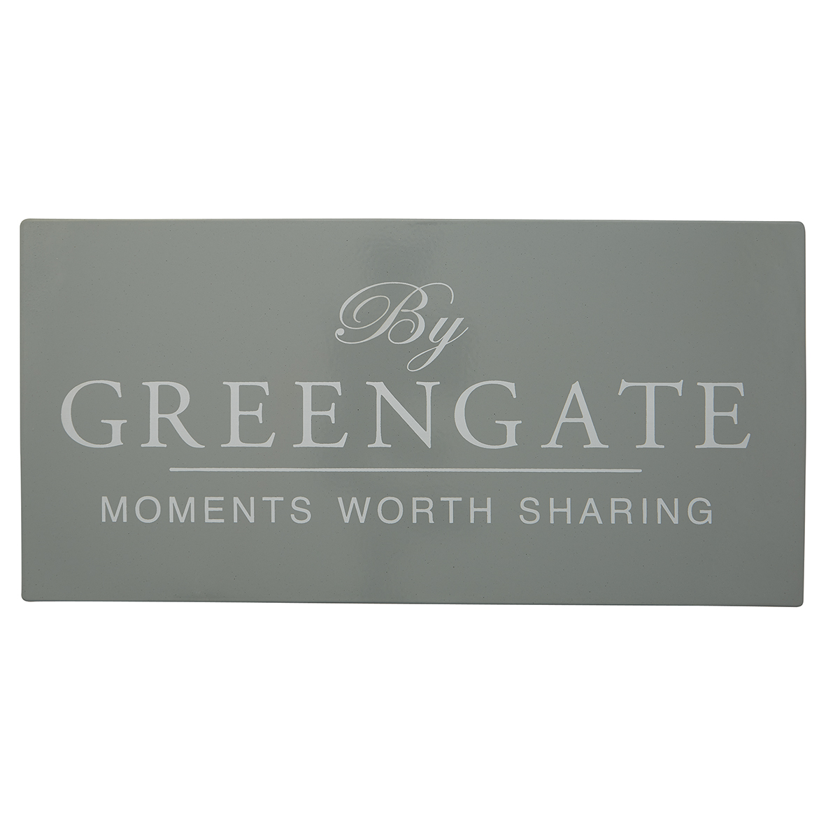 Greengate Metallschild Greengate Moments worth sharing grau