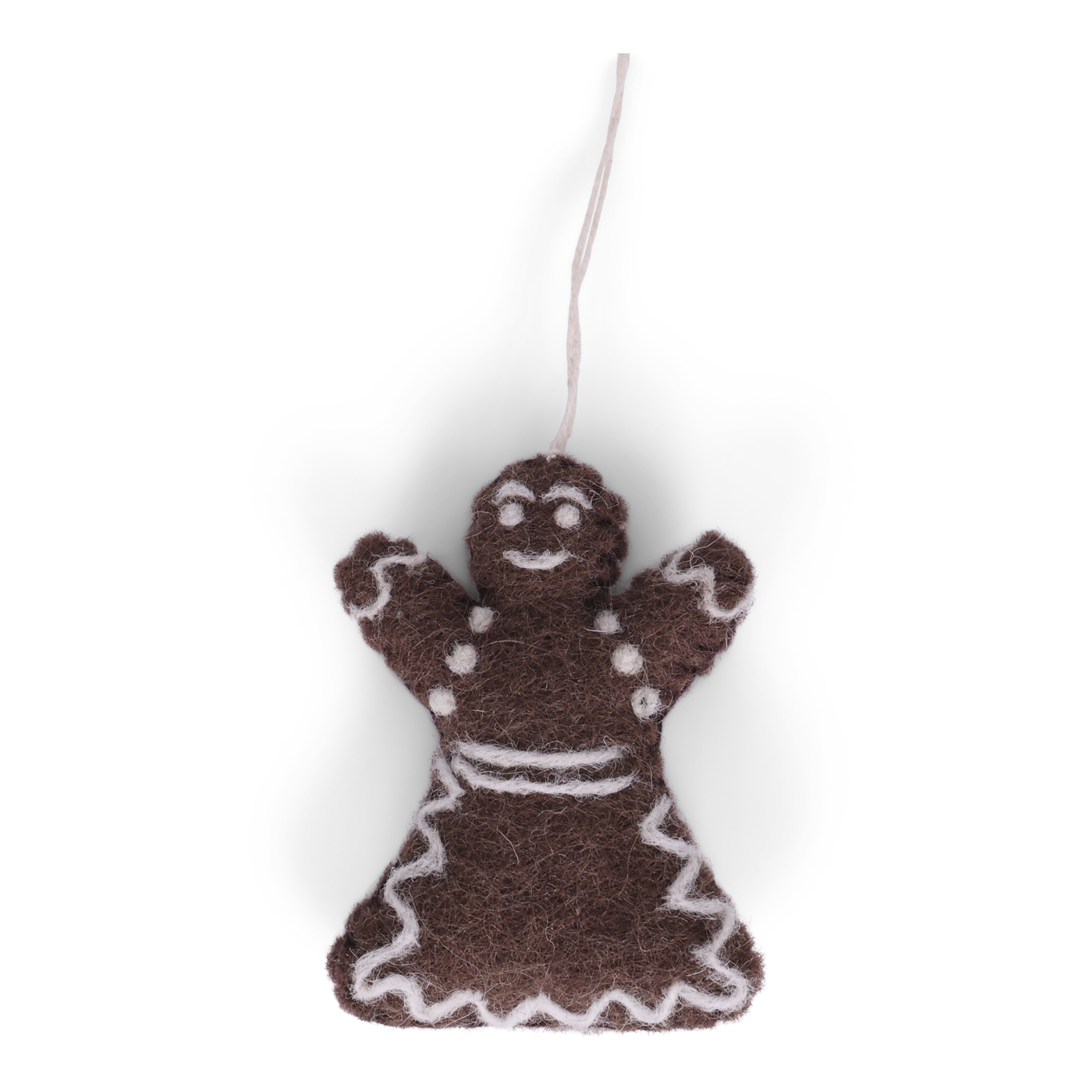 Gry & Sif handgefilzte Lebkuchenfrau Gingerbread Woman