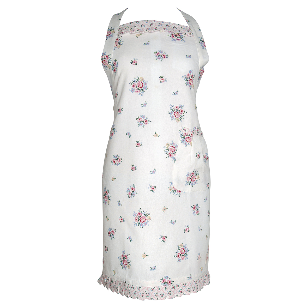 Greengate Schürze Nicolina white with Frill Einheitsgrösse