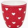 Greengate Minilattecup Penny red Espressotasse