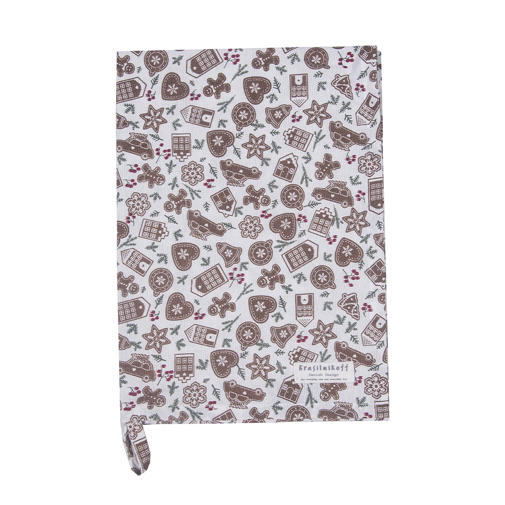 Krasilnikoff Geschirrtuch Ginger bread